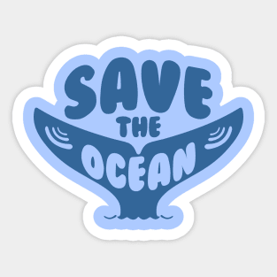 Save the ocean Sticker